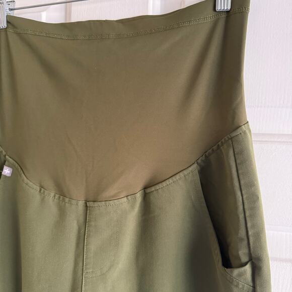 Figs Zamora Maternity Jogger Scrub Pants Army Green Size Small - Picture 4 of 6